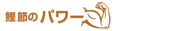 鰹・サバ節のパワー